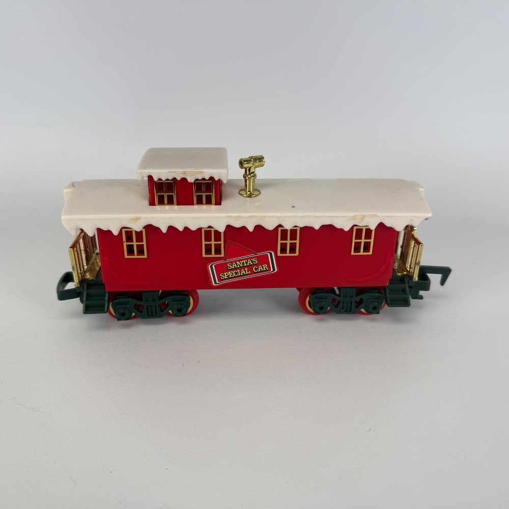 Toy State 1992 Christmas Polar Express 5302 RED Santa's Special Caboose Car Only